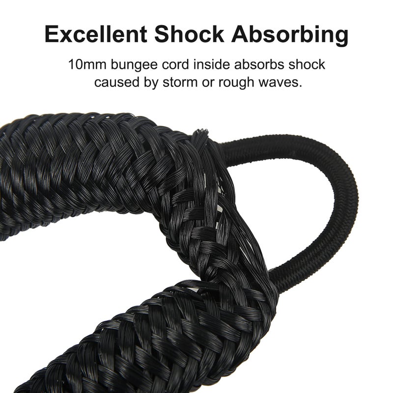 Jranter Bungee Dock Line Mooring Rope for Boat 3.5 ft 2 Pack - Image 4